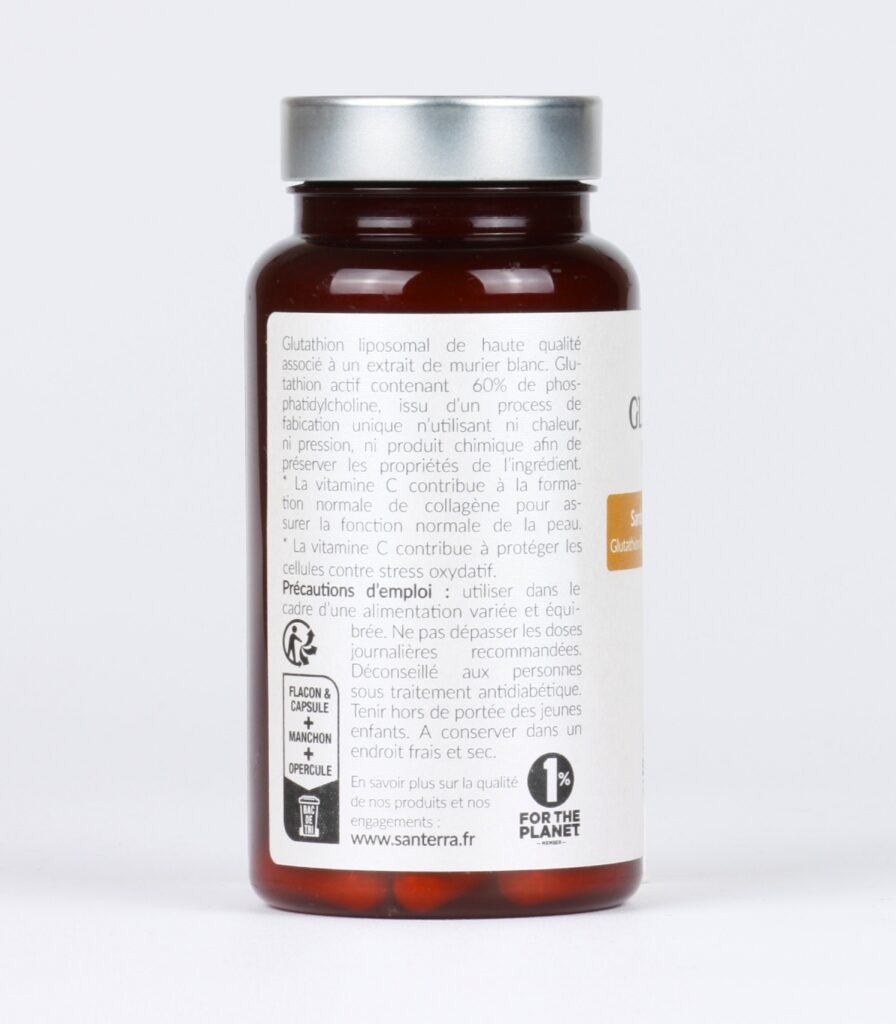 Glutathion Liposomal 700 Mg - Détox Et Santé Immunitaire - 60 Gélules Sans OGM